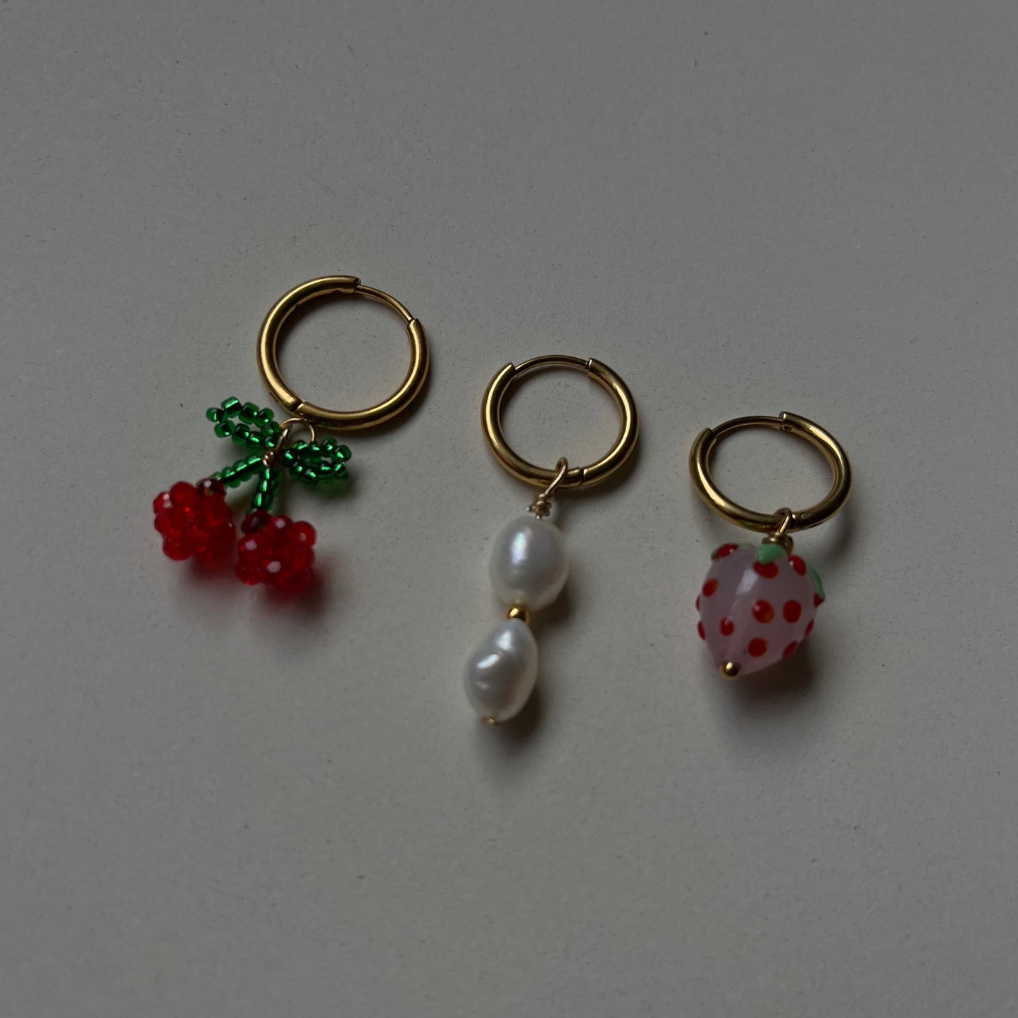 cherry earrings