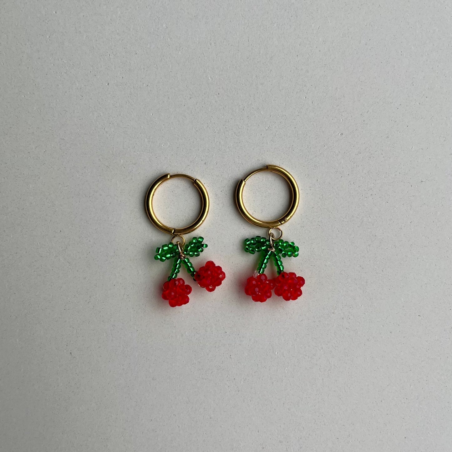 cherry earrings